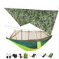 Outdoor Parachute Cloth Hammock Couble with Mosquito Net Light Portable Army Green Insect-proof Camping Aerial Tent