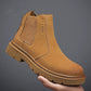 New Autumn And Winter British Style Rhubarb Worker Boot Thick Bottom High Top Smoke Pipe