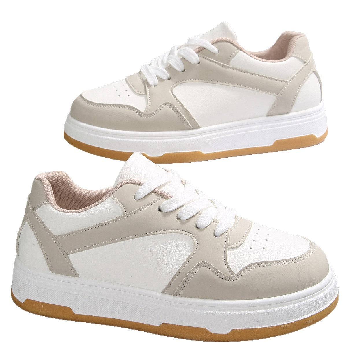 Women's Korean-style Thick-soled Casual Sneakers