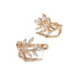 Rose Gold Earrings Design Wheat Zircon Women's Party Jewelry