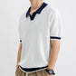 Polo Shirt Men's Ice Silk Led High-end Short-sleeved T-shirt Summer