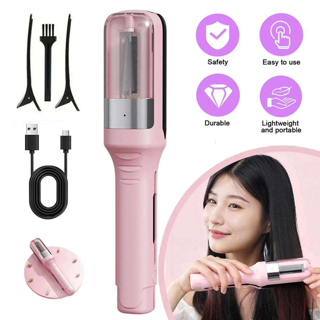 Hair Split End Remover Electrics Trimmer Automatic Damaged Hair Repair Remover